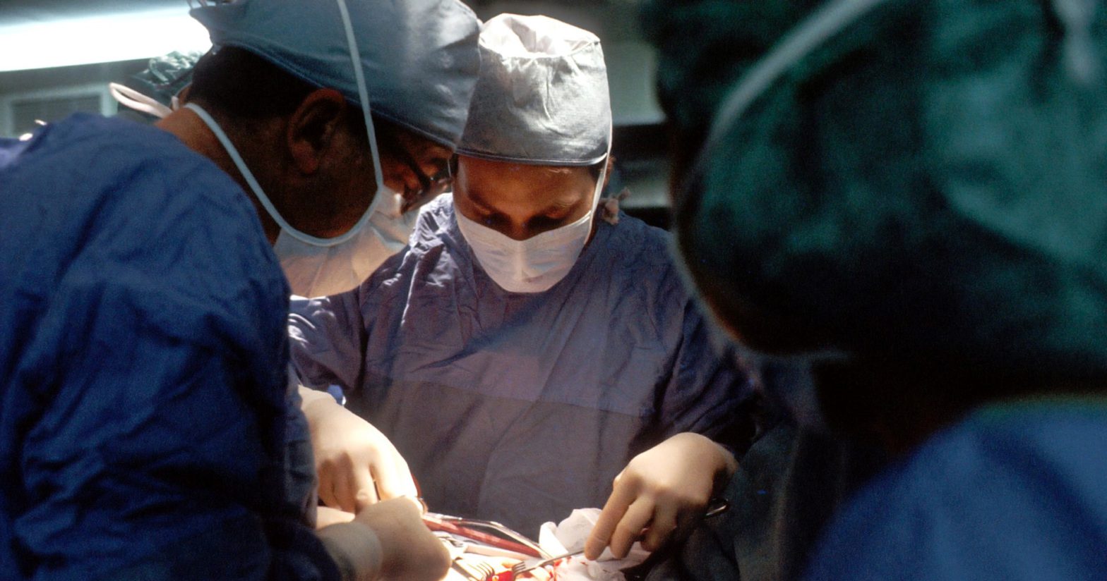 surgeon performing surgery